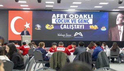 Mersinde Afet Odaklı Çocuk ve Genç Çalıştayı düzenlendi