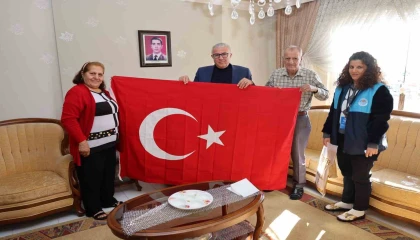 Mersinde şehit aileleri bayram öncesi unutulmadı