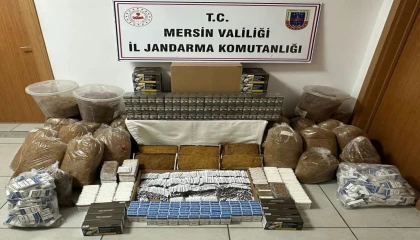 Mersinde sigara kaçakçılığı operasyonu: 2 gözaltı