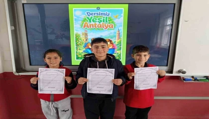 Öğrencilerin bu haftaki dersi: Yeşil Antalya