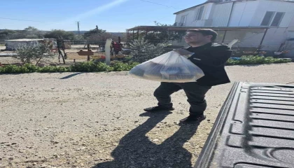 Onlarca aileye gıda kolisi dağıttı