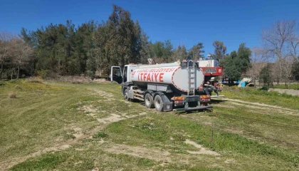 Osmaniyede çıkan orman yangını büyümeden söndürüldü
