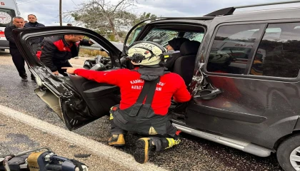 Osmaniyede trafik kazası 1 ölü 3 yaralı
