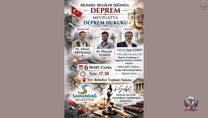 PROF. DR. SÖZBİLİR SAMANDAĞ’A GELİYOR