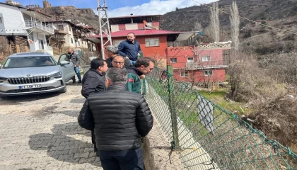 Saimbeylide dere ıslahı çalışmaları için saha incelemeleri gerçekleştirildi