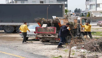 Tarsusta bayram öncesinden başlatılan temizlik ve ilaçlama çalışmaları sürüyor