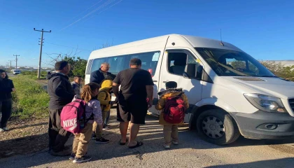 Traktör kasalarında eğitim yolculuğunda mutlu son