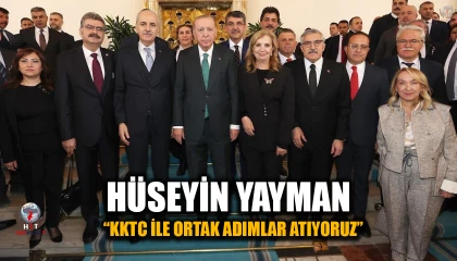 YAYMAN: KKTC İLE ORTAK ADIMLAR ATIYORUZ