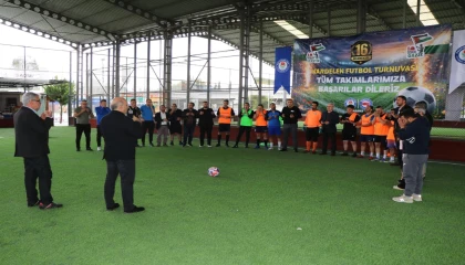 16. Kardelen Çiçeği Futbol Turnuvası Özgür Gazze temasıyla başladı