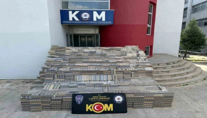 Adanada 127 bin paket kaçak sigara ele geçirildi