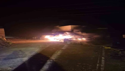 Alanyada müstakil evde çıkan yangın korkuttu