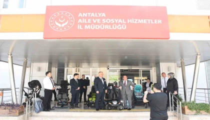 Antalya Aile ve Sosyal Hizmetler İl Müdürlüğüne anlamlı bağış