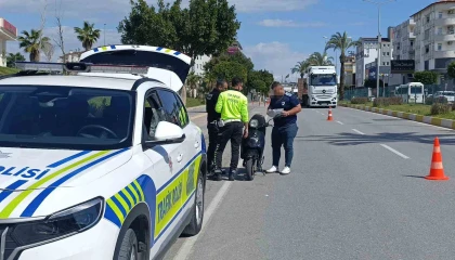 Antalyada elektrikli bisiklet sürücüsüne 126 bin TL ceza