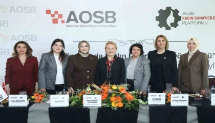AOSBde iş dünyasinda kadin liderliğinin dönüşümü konuşuldu