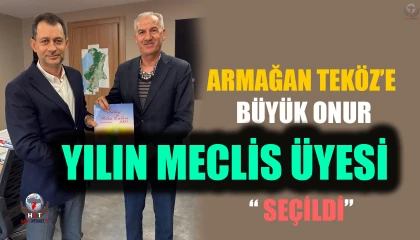 ARMAĞAN TEKÖZ’E BÜYÜK ONUR “YILIN MECLİS ÜYESİ SEÇİLDİ”