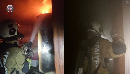 Arsuzda ev alevlere teslim oldu