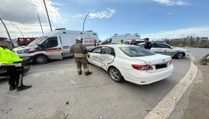 Arsuzda trafik kazası: 1 yaralı