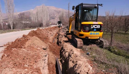 ASATtan Elmalıda asfalt öncesi altyapı yatırımı