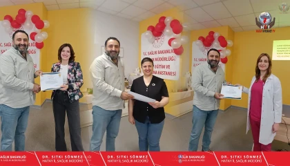 BAŞHEKİM KAVVASOĞLU SERTİFİKA DAĞITTI