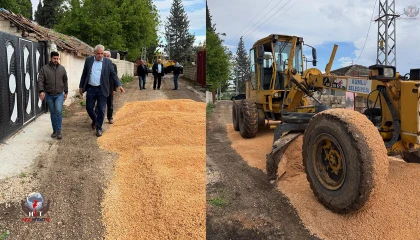BAŞKAN PAÇ ÇALIŞMALARI DENETLEDİ