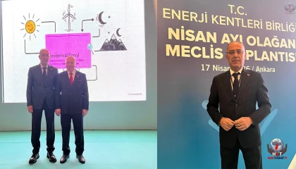 BAŞKAN YAPAR ENERJİ KENTLERİ BİRLİĞİ TOPLANTISINA KATILDI