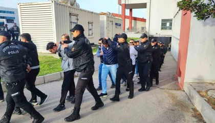 Bayğaralar suç örgütüne yönelik operasyonda gözaltına alınan 287 şüpheli adliyeye sevk edildi