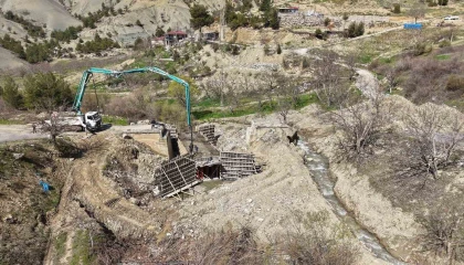 Büyükşehirden Bertizin ulaşımını iyileştirecek köprü yatırımı