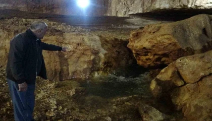 Cennet Obruğundan 13 yıl sonra su çıktı