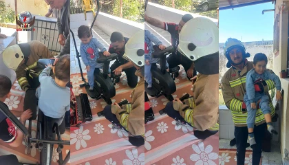 Çocuğun spor aletindeki oyunu acıyla son buldu