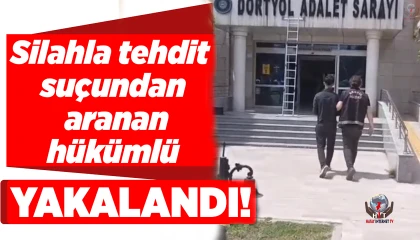 Erzinde silahlı tehdit suçundan aranan hükümlü tutuklandı