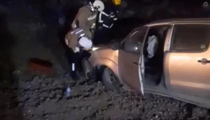 Erzinde trafik kazası: 1 yaralı