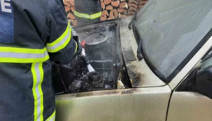 Fiat Tofaşta çıkan yangını itfaiye ekipleri söndürdü