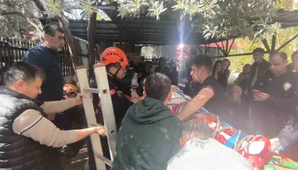 Foseptik çukuruna düşen 10 yaşındaki çocuk operasyonla kurtarıldı