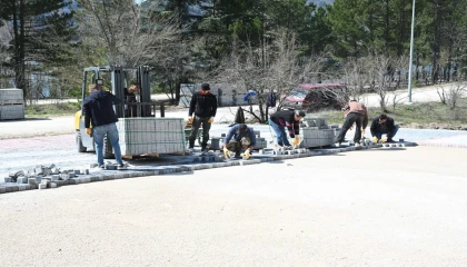 Gölcük Tabiat Parkı yeni yüzüyle yaza hazırlanıyor