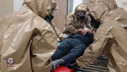 HATAY EĞİTİM VE ARAŞTIRMA HASTANESİ’NDE KBRN TATBİKATI GERÇEKLEŞTİRİLDİ