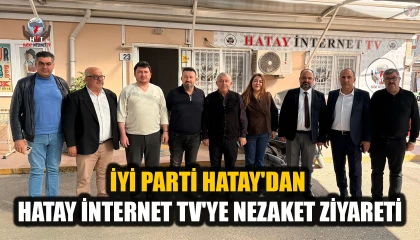 İYİ PARTİ HATAY'DAN HATAY İNTERNET TV'YE NEZAKET ZİYARETİ