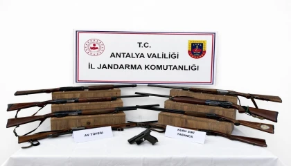 Jandarmadan ruhsatsız silah operasyonu