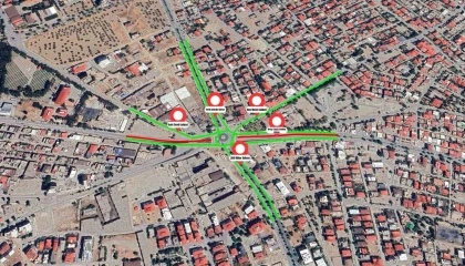 Kahramanmaraşta alt geçit tadilat nedeniyle kapatıldı