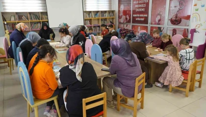 Kahramanmaraşta anne ve çocukları aynı sayfalarda buluştu