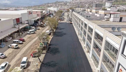 Kahramanmaraşta asfalt çalışmaları