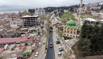 Kahramanmaraşta asfalt çalışmaları sürüyor