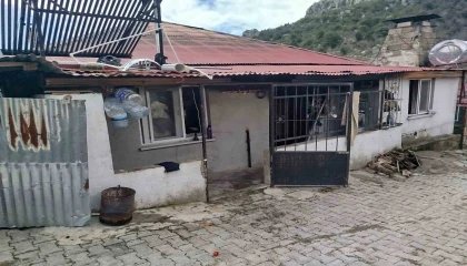 Kahramanmaraşta ikamet yangını