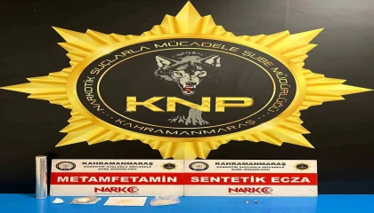 Kahramanmaraşta narkotik operasyonu: Binlerce sentetik ecza ele geçirildi