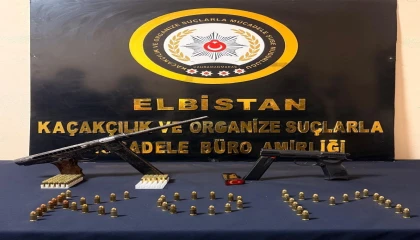 Kahramanmaraşta silah ve uyuşturucu operasyonu