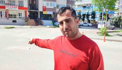 Kapısı açık olan toplu taşıma aracından düşen adam ağır yaralandı