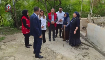 KAYMAKAM AKPAY’DAN 90 YAŞINDAKİ FADIMA EROL’A VEFA ZİYARETİ