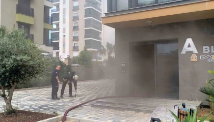 Lüks dairedeki yangın ev sahibini ağlattı