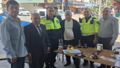 Mersinde 28 yıllık polis memuru telsizden veda etti