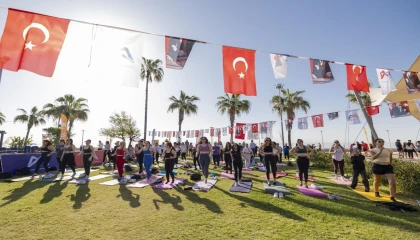 Mersinde Bahar Spor Şenliğine yoğun ilgi