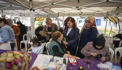 Mersinde ‘Evimiz Atölye ile kadınlar üretime katılıyor